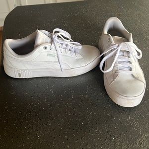 Puma white sneakers